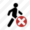 Walking Cancel Icon