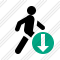 Walking Download Icon