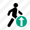 Walking Upload Icon