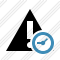 Warning Clock Icon