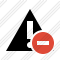 Warning Stop Icon