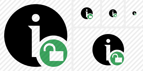 Icône Information Unlock Icône Information Unlock