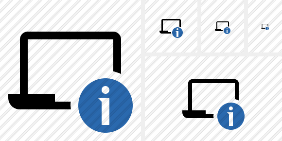 Laptop Information Icon Laptop Information Icon