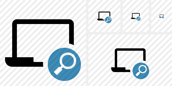 Laptop Search Icon Laptop Search Icon