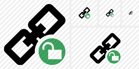 Link Unlock Symbol