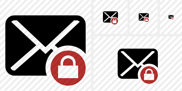 Mail Lock Icon