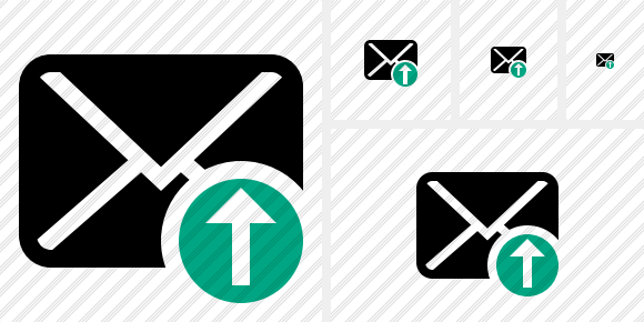 Mail Upload Icon