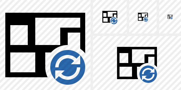 Иконка Карта Обновить