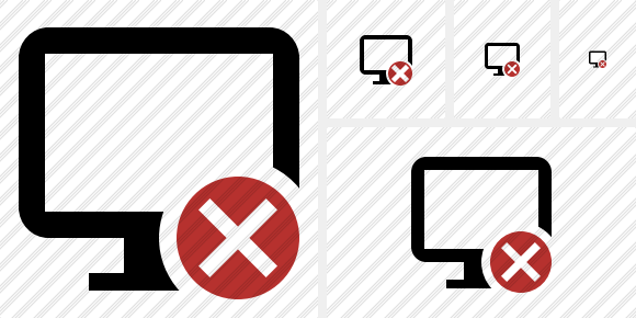 Icono Monitor Cancel Icono Monitor Cancel