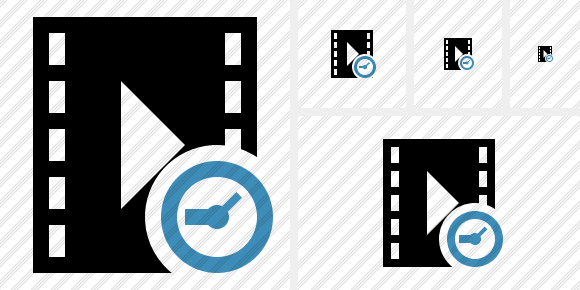 Movie Clock Symbol