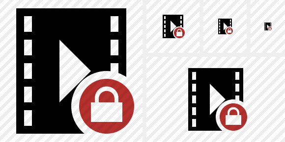 Movie Lock Symbol