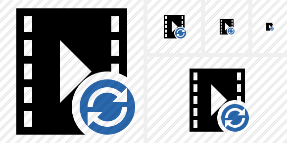 Movie Refresh Symbol