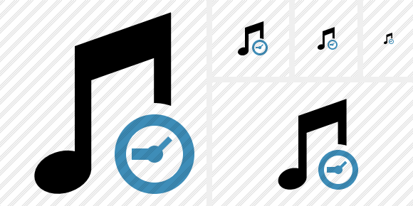 Music Clock Icon