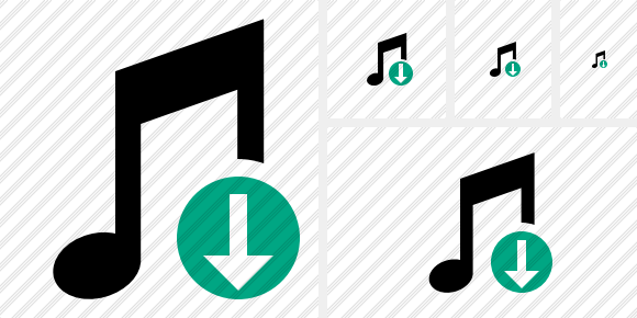 Music Download Symbol