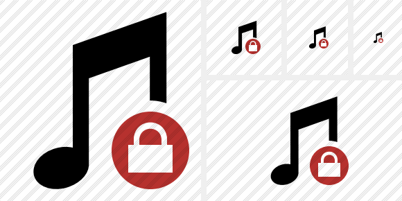 Icona Musica Blocco Icona Musica Blocco