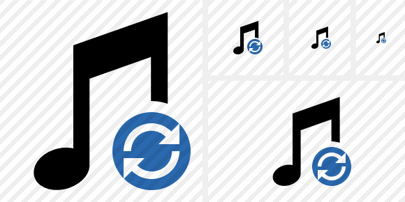 Icona Musica Refresh Icona Musica Refresh