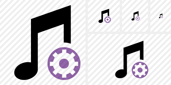 Icona Musica Impostazioni Icona Musica Impostazioni
