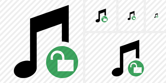 Music Unlock Symbol