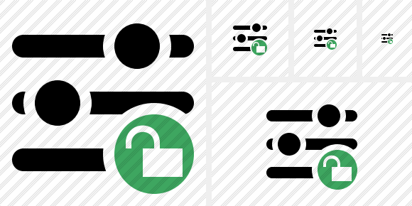 Options Unlock Icon Options Unlock Icon