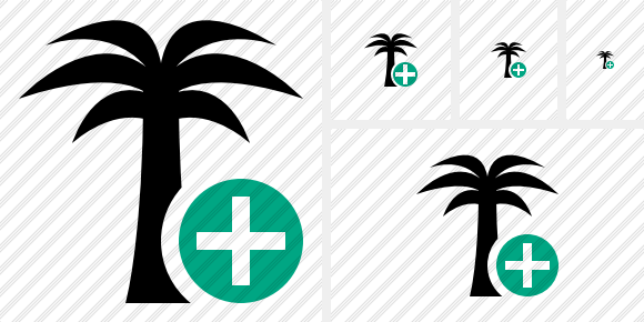 Palmtree Add Symbol