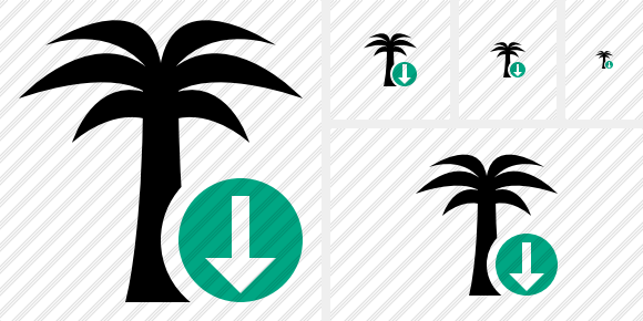 Palmtree Download Icon