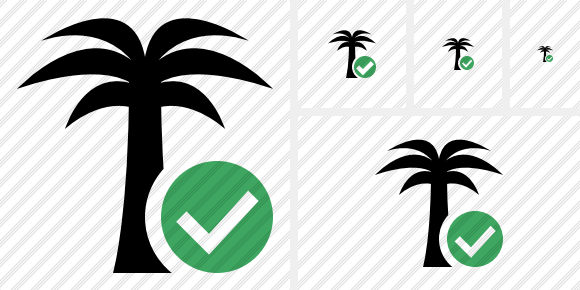 Palmtree Ok Icon