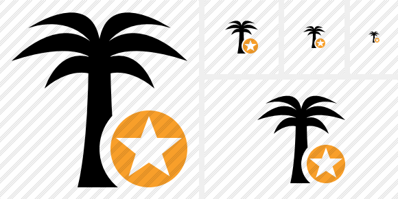 Palmtree Star Symbol