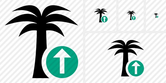 Palmtree Upload Symbol