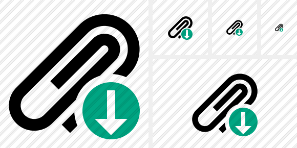 Paperclip Download Symbol