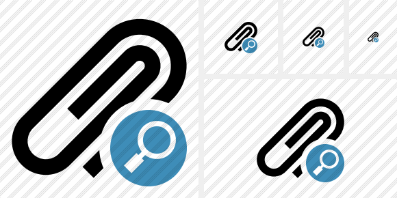 Icono Paperclip Search