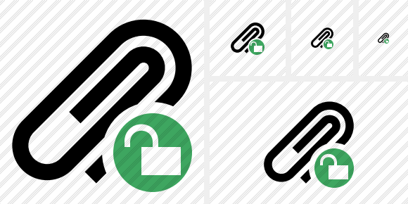 Icono Paperclip Unlock