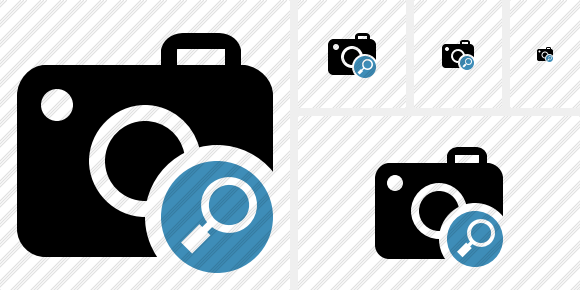 Icona Fotocamera Cerca Icona Fotocamera Cerca