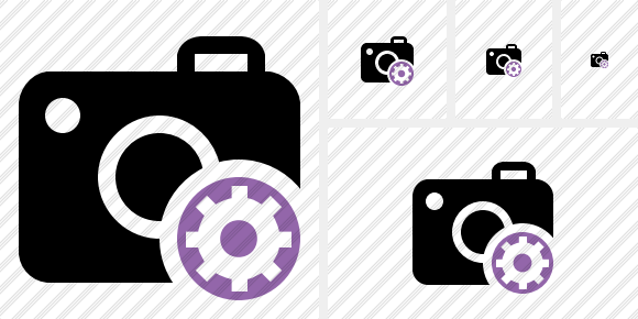 Photocamera Settings Symbol