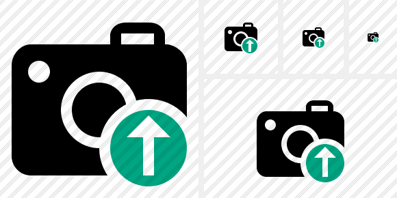 Photocamera Upload Symbol