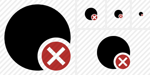 Point Cancel Icon Point Cancel Icon