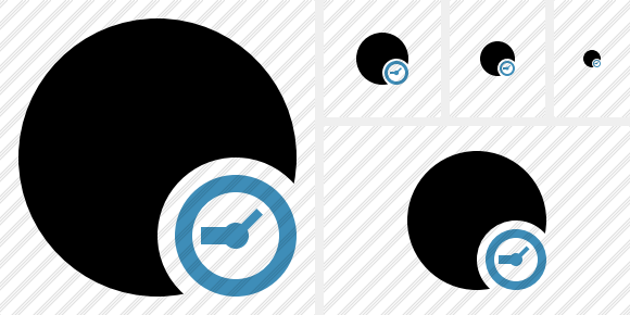 Point Clock Icon Point Clock Icon