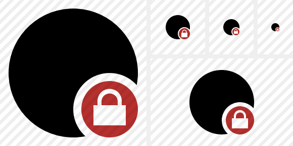 Point Lock Icon Point Lock Icon