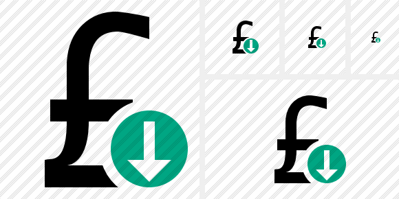 Pound Download Icon Pound Download Icon