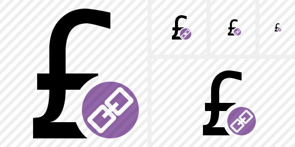 Pound Link Icon Pound Link Icon