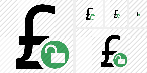 Pound Unlock Icon Pound Unlock Icon