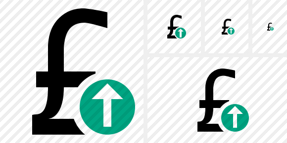 Pound Upload Icon Pound Upload Icon