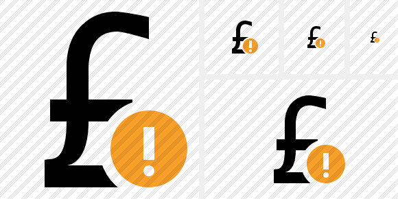 Pound Warning Icon Pound Warning Icon