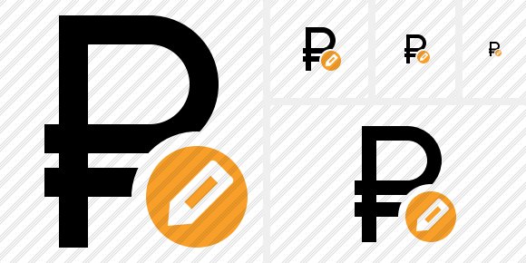 Ruble Edit Symbol