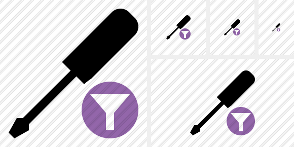 Screwdriver Filter Symbol