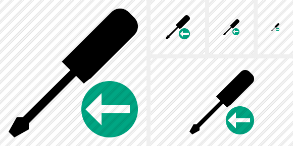 Screwdriver Previous Symbol