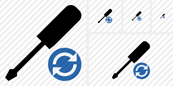 Screwdriver Refresh Symbol