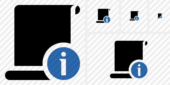 Icona Script Blank Info Icona Script Blank Info