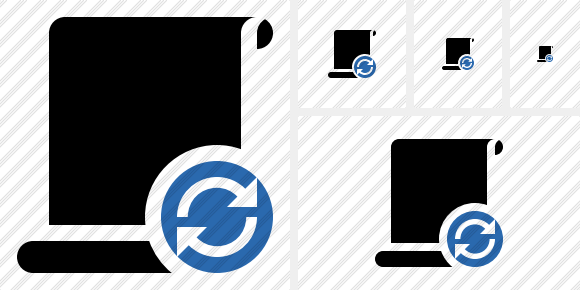 Icona Script Blank Refresh Icona Script Blank Refresh