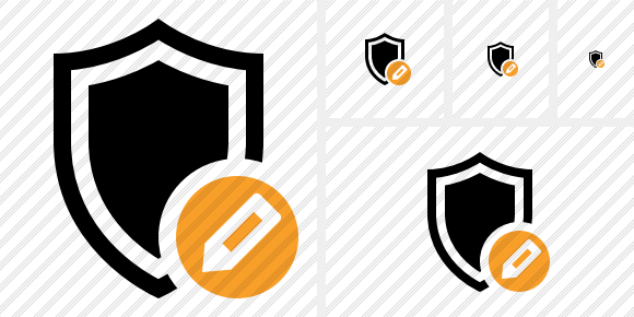 Shield Edit Symbol Shield Edit Symbol