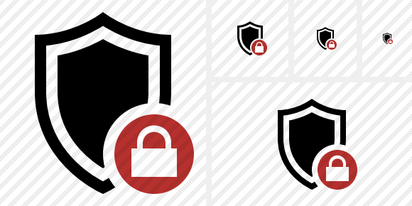 Shield Lock Symbol Shield Lock Symbol